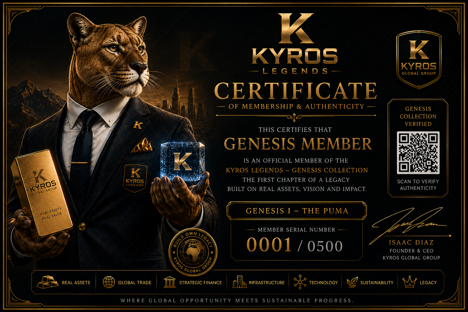 Membership certificate